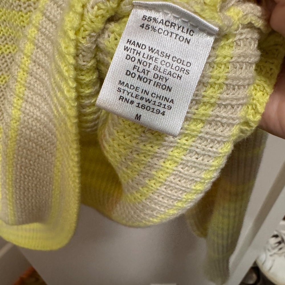 Striped ByTogether Neon Sweater - Picture 3 of 4